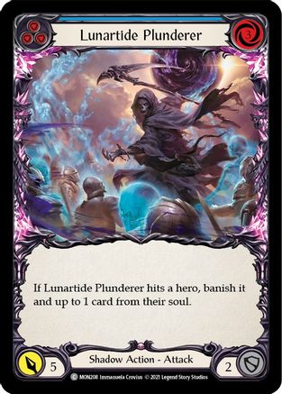 Lunartide Plunderer (Blue) (MON208) - Monarch 1st Edition