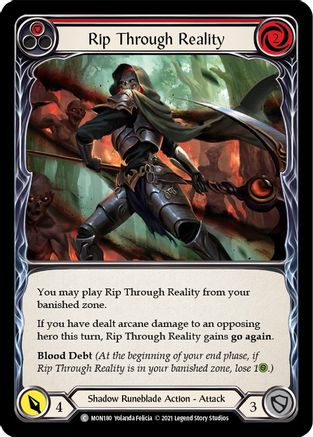 Rip Through Reality (Red) (MON180) - Monarch 1st Edition