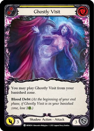 Ghostly Visit (Yellow) (MON204) - Monarch 1st Edition Rainbow Foil