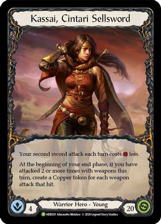 Kassai, Cintari Sellsword (HER029) - Flesh and Blood: Promo Cards Cold Foil