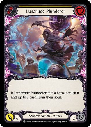 Lunartide Plunderer (Yellow) (LEV024) - Blitz Deck: Monarch - Levia