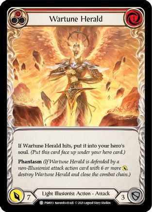 Wartune Herald (Red) (PSM013) - Blitz Deck: Monarch - Prism