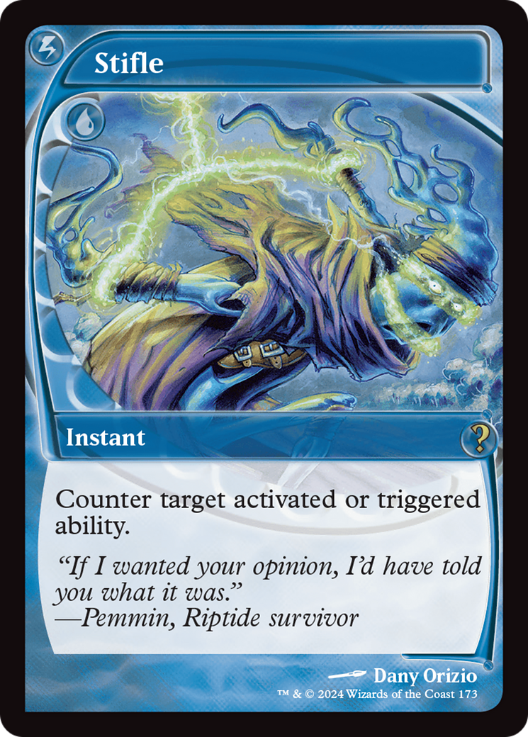 Stifle (MB2-173) - Mystery Booster 2 - Premium MTG Single from Wizards of the Coast - Just $7.44! Shop now at Game Crave Tournament Store