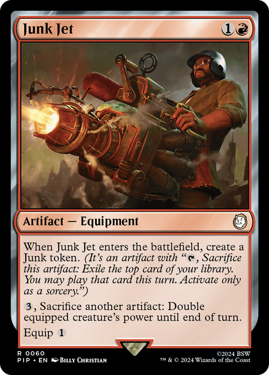Junk Jet (PIP-060) - Fallout - Premium MTG Single from Wizards of the Coast - Just $0.25! Shop now at Game Crave Tournament Store