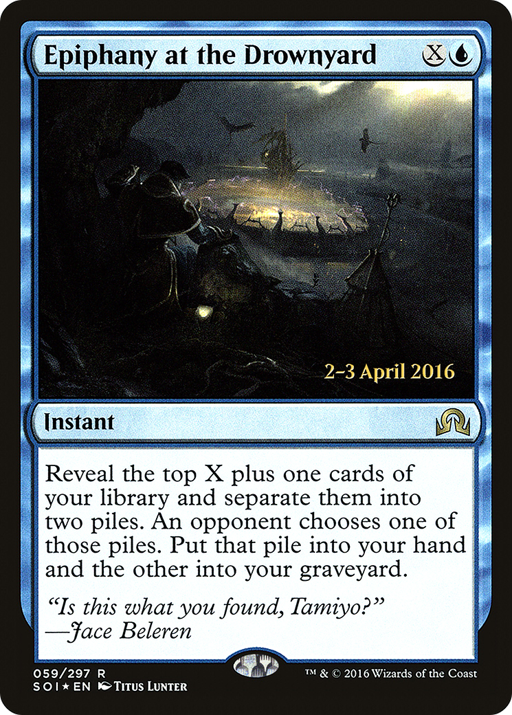 Epiphany at the Drownyard (PSOI-59S) - Shadows over Innistrad Promos Foil