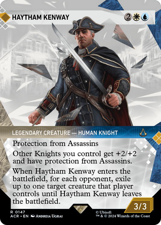 Haytham Kenway (ACR-147) - Assassin's Creed: (Showcase) (Borderless) Foil - Premium MTG Single from Wizards of the Coast - Just $0.42! Shop now at Game Crave Tournament Store