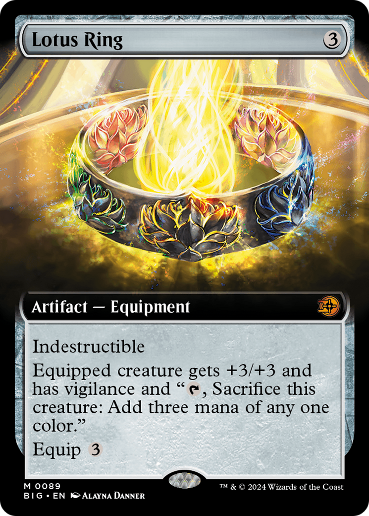 Lotus Ring (BIG-089) - The Big Score: (Extended Art) - Premium MTG Single from Wizards of the Coast - Just $3! Shop now at Game Crave Tournament Store