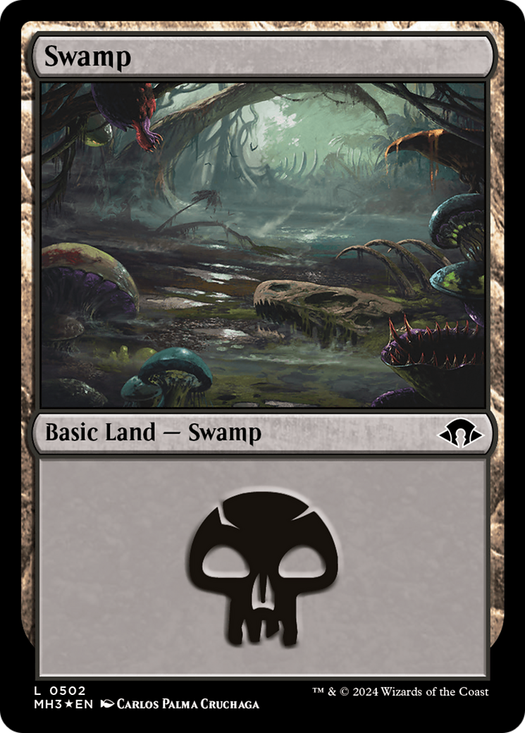 Swamp (MH3-502) - Modern Horizons 3 Foil - Premium MTG Single from Wizards of the Coast - Just $0.26! Shop now at Game Crave Tournament Store