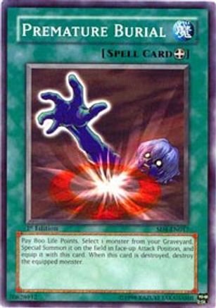 Premature Burial (SD4-EN017) - Structure Deck: Fury from the Deep 1st Edition - Premium Yugioh Single from Konami - Just $0.38! Shop now at Game Crave Tournament Store