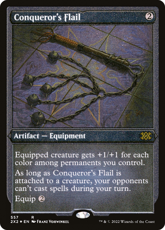 Conqueror's Flail (Foil Etched) (2X2-557) - Double Masters 2022 Foil