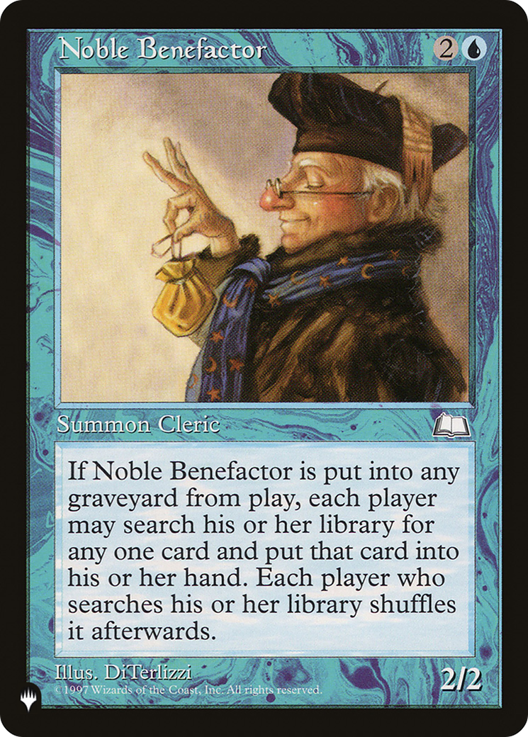 Noble Benefactor (PLIST-069) - The List