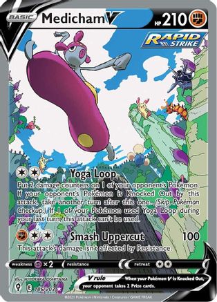 Medicham V 186/203 - Evolving Skies Holofoil