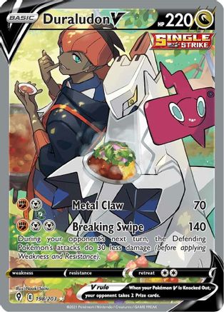 Duraludon V 198/203 - Evolving Skies Holofoil