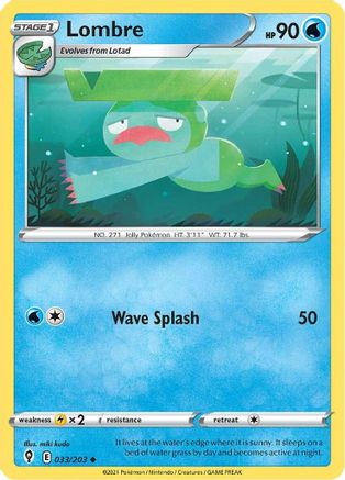 Lombre 33/203 - Evolving Skies Reverse Holofoil