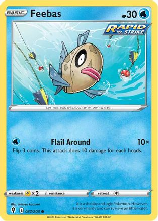 Feebas 37/203 - Evolving Skies