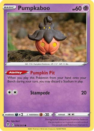 Pumpkaboo 76/203 - Evolving Skies