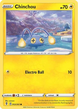 Chinchou 52/203 - Evolving Skies