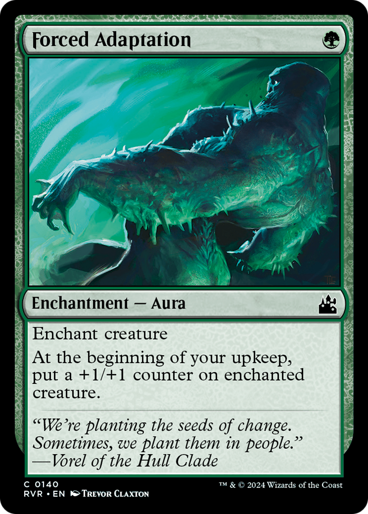 Forced Adaptation (RVR-140) - Ravnica Remastered - Premium MTG Single from Wizards of the Coast - Just $0.25! Shop now at Game Crave Tournament Store