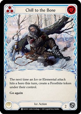 Chill to the Bone (Blue) (ELE165) - Tales of Aria 1st Edition