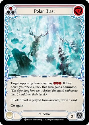 Polar Blast (Red) (ELE166) - Tales of Aria Unlimited Edition Rainbow Foil