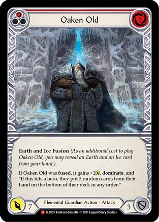Oaken Old (ELE005) - Tales of Aria 1st Edition Rainbow Foil