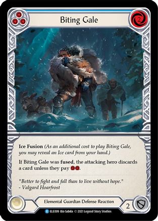 Biting Gale (Blue) (ELE009) - Tales of Aria Unlimited Edition