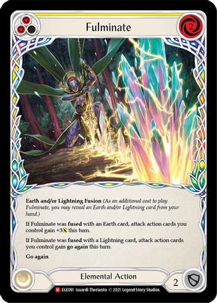 Fulminate (ELE091) - Tales of Aria Unlimited Edition Rainbow Foil