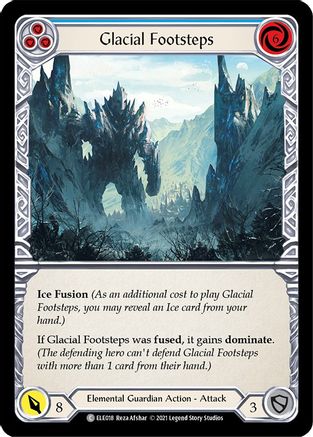Glacial Footsteps (Blue) (ELE018) - Tales of Aria Unlimited Edition Rainbow Foil