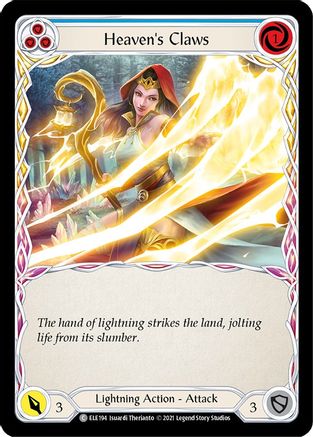 Heaven's Claws (Blue) (ELE194) - Tales of Aria 1st Edition