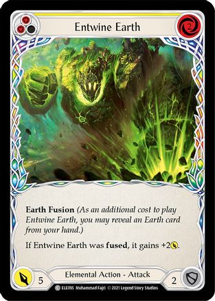 Entwine Earth (Yellow) (ELE095) - Tales of Aria 1st Edition Rainbow Foil
