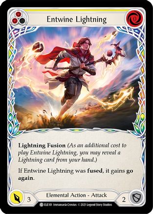 Entwine Lightning (Yellow) (ELE101) - Tales of Aria Unlimited Edition