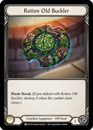 Rotten Old Buckler (ELE204) - Tales of Aria Unlimited Edition Rainbow Foil