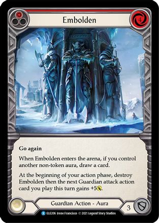 Embolden (Red) (ELE206) - Tales of Aria 1st Edition