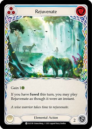Rejuvenate (Blue) (ELE108) - Tales of Aria 1st Edition