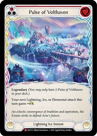 Pulse of Volthaven (ELE112) - Tales of Aria 1st Edition Cold Foil