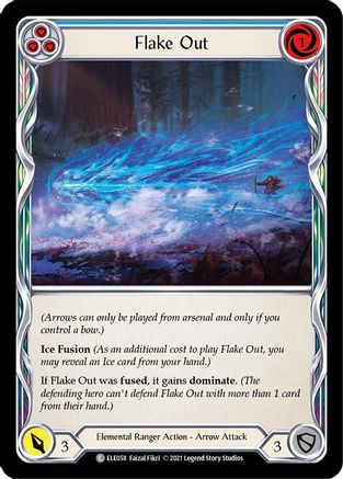 Flake Out (Blue) (ELE058) - Tales of Aria 1st Edition