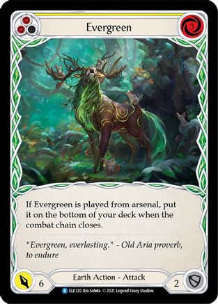 Evergreen (Yellow) (ELE120) - Tales of Aria 1st Edition