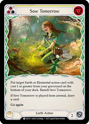 Sow Tomorrow (Yellow) (ELE141) - Tales of Aria 1st Edition