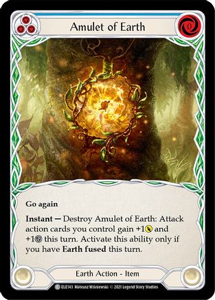 Amulet of Earth (ELE143) - Tales of Aria 1st Edition