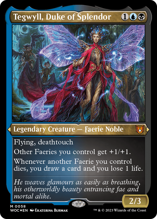 Tegwyll, Duke of Splendor (WOC-058) - Wilds of Eldraine Commander Foil