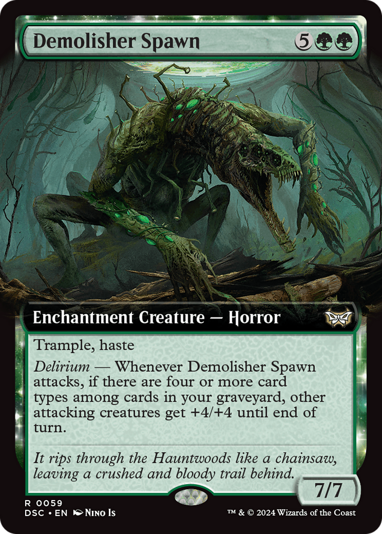 Demolisher Spawn (DSC-059) - Duskmourn: House of Horror Commander: (Extended Art) Foil - Premium MTG Single from Wizards of the Coast - Just $0.26! Shop now at Game Crave Tournament Store