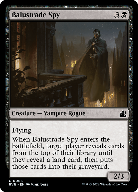 Balustrade Spy (RVR-066) - Ravnica Remastered - Premium MTG Single from Wizards of the Coast - Just $0.25! Shop now at Game Crave Tournament Store