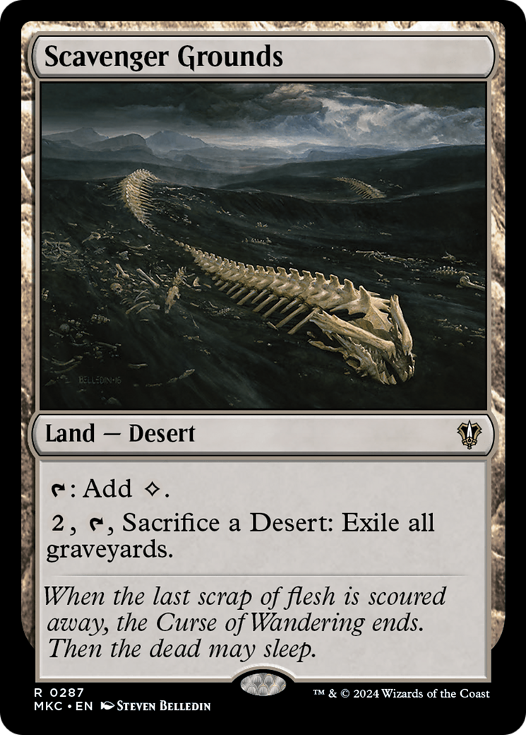 Scavenger Grounds (MKC-287) - Murders at Karlov Manor Commander - Premium MTG Single from Wizards of the Coast - Just $0.34! Shop now at Game Crave Tournament Store