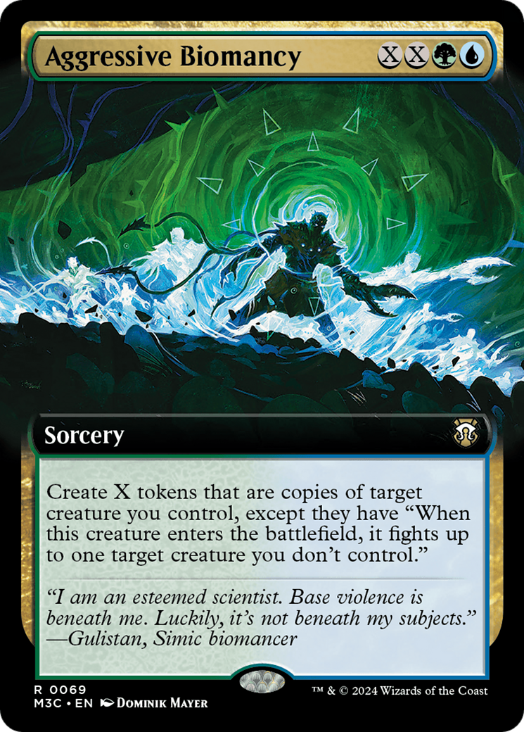 Aggressive Biomancy (M3C-069) - Modern Horizons 3 Commander: (Extended Art) - Premium MTG Single from Wizards of the Coast - Just $0.29! Shop now at Game Crave Tournament Store