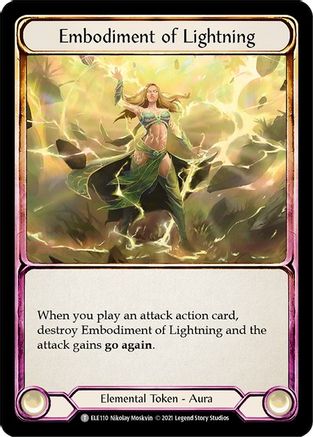 Embodiment of Lightning // Titan's Fist (ELE110) - Tales of Aria Unlimited Edition