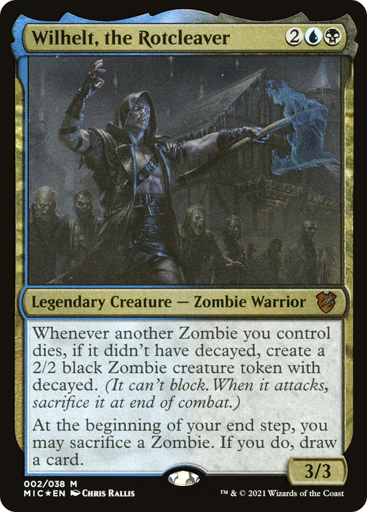 Wilhelt, the Rotcleaver (MIC-002) - Midnight Hunt Commander Foil - Premium MTG Single from Wizards of the Coast - Just $6.81! Shop now at Game Crave Tournament Store