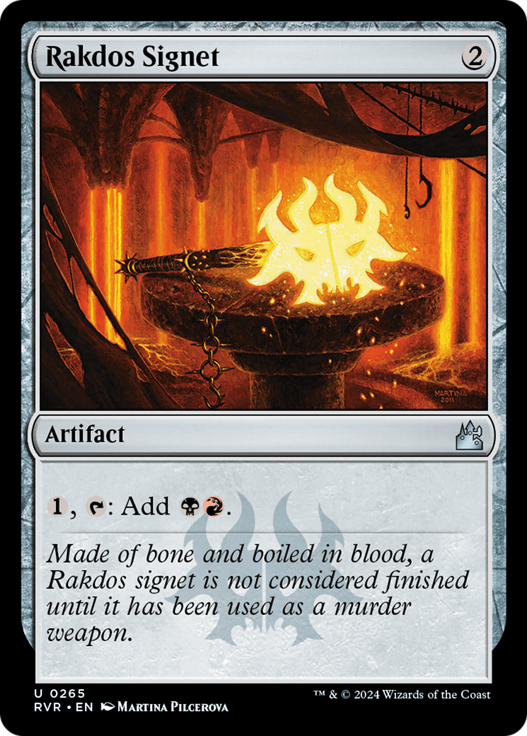 Rakdos Signet (RVR-265) - Ravnica Remastered Foil - Premium MTG Single from Wizards of the Coast - Just $1.40! Shop now at Game Crave Tournament Store