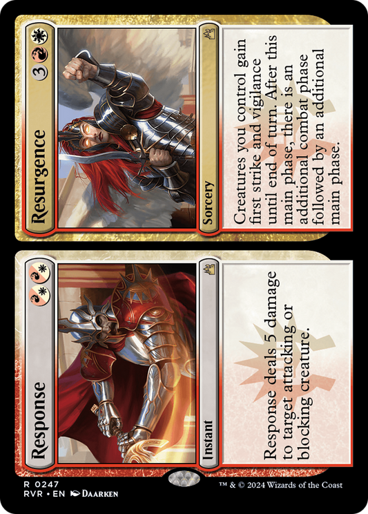 Response // Resurgence (RVR-247) - Ravnica Remastered - Premium MTG Single from Wizards of the Coast - Just $0.26! Shop now at Game Crave Tournament Store