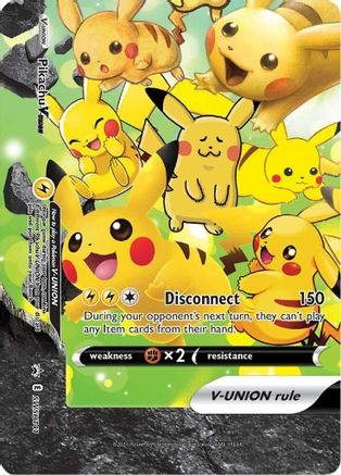 Pikachu V-UNION SWSH141/307 - SWSH Black Star Promos Holofoil
