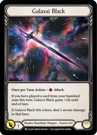 Galaxxi Black (LGS046) - Flesh and Blood: Promo Cards Cold Foil